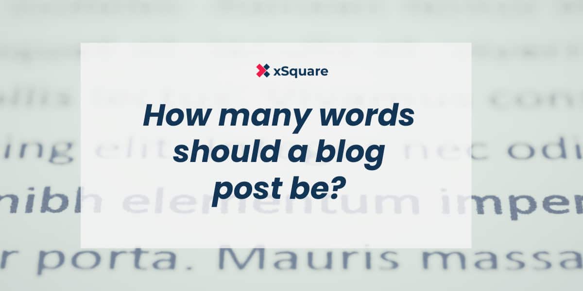 How many words should a blog post be?|A blogger typing away on a laptop|A person reading a long blog post on laptop|Long posts and small texts on a smartphone