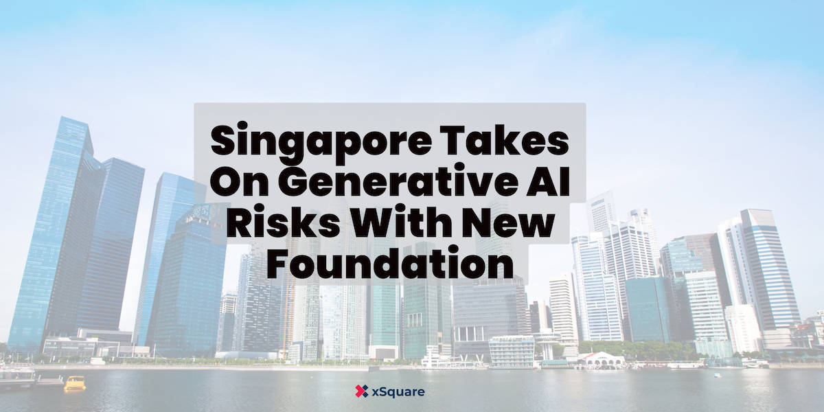 Singapore Takes On Generative AI Risks With New Foundation|Futuristic Singapore cityscape