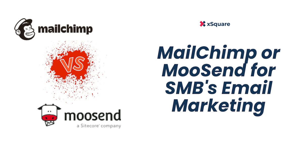 MailChimp or MooSend for SMBs Email Marketing|MailChimp Logo|Moosend Logo